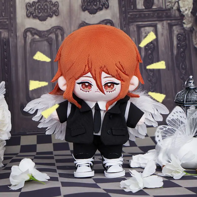 

Angel Devil Attribute Plush Doll Dress Up Cotton Dolls Body Plushie Anime 20cm Toys Cosplay Birthday Gift
