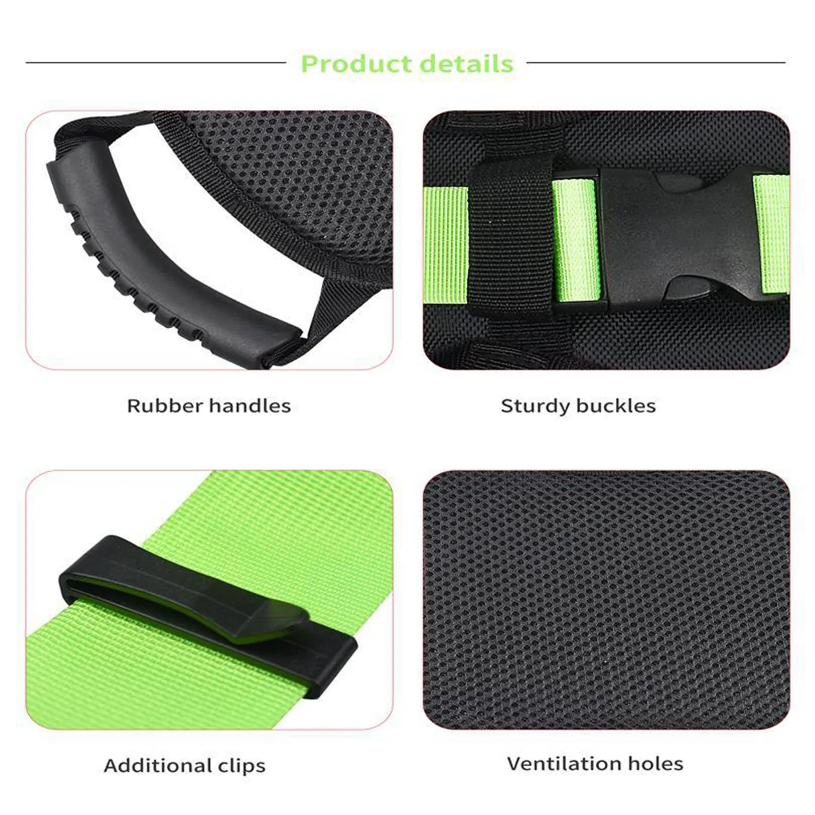 Motorfiets Veiligheidsgordel Voor Passenger Rear Seat Passenger Grab Handvat Antislip Riem Motorfiets Seat Band Voor Kids Reflecterende