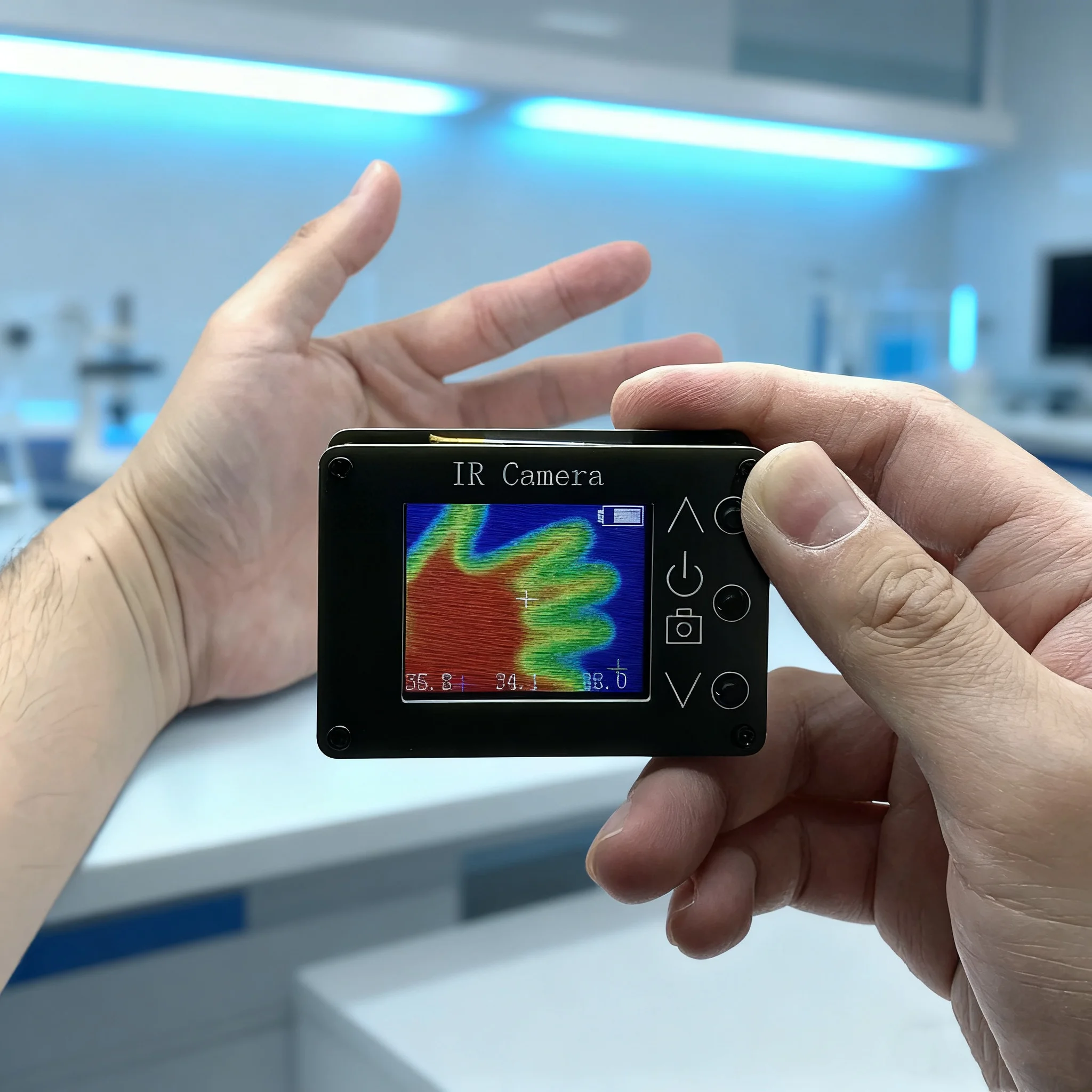 24x32 Pixel Infrared Thermal Imager Temperature Sensor -40℃ to 300℃ Portable Thermal Imager