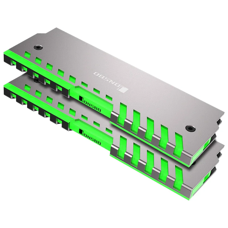 JONSBO NC-2 Colour Version Desktop Memory Cooling Vest Radiator Aluminum RAM Heatsink Automatic Color Change Cooler