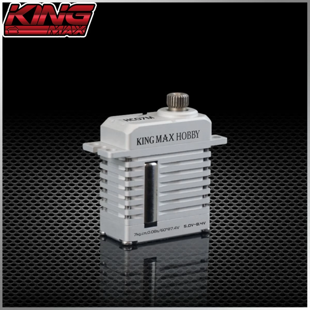 Kingmax HC07M 7KG 21g High Performance Mini Digital Coreless Servo with CNC Aluminium Hull Metal Gears Low Power Consumption