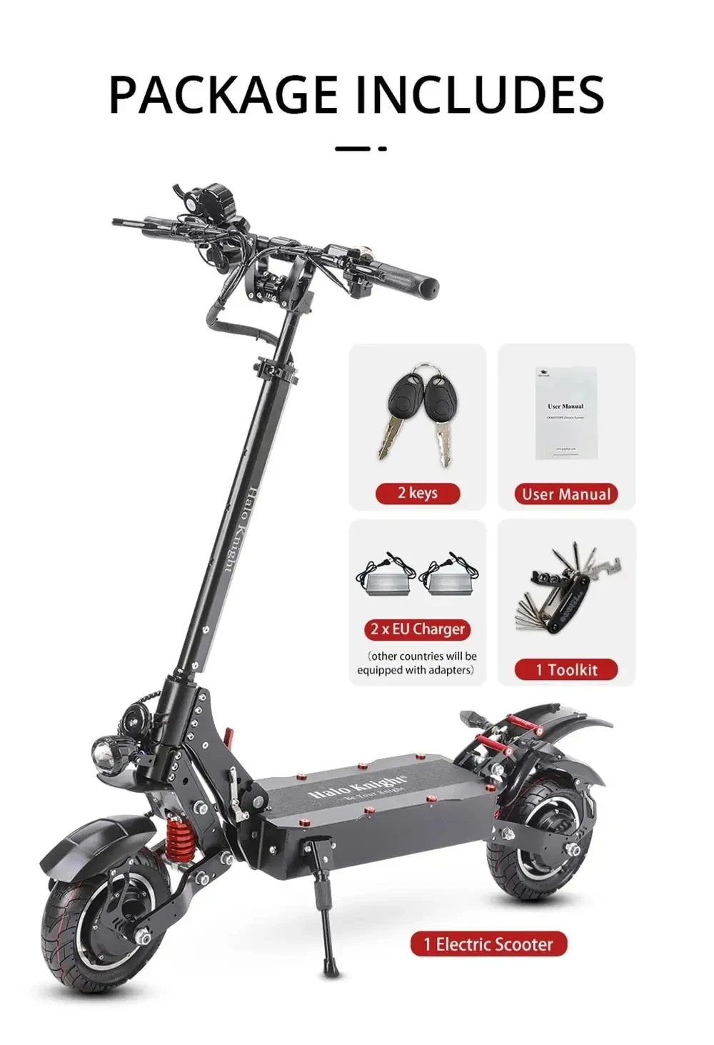 Halo Knight T108 Adult Electric Scooter 10