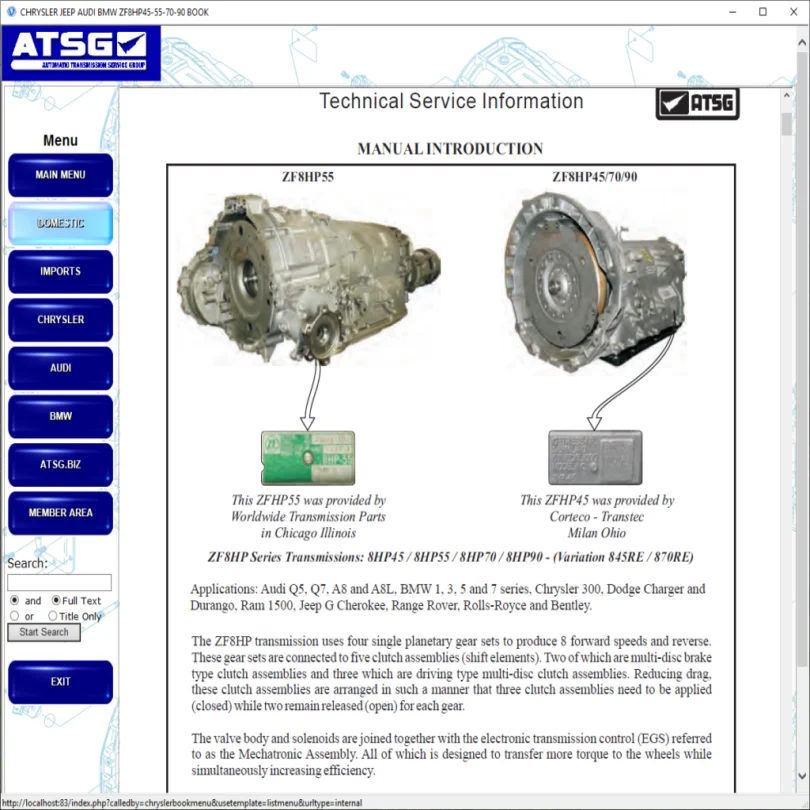 2023 Hot Sell ! ATSG 2017 Automatic Transmission Maintenance Group Repair manual Car Repair Software Unit Failure Detection