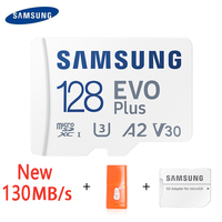New SAMSUNG 64gb 128gb 256gb 512GB TF(MicroSD) EVO Plus 4K U3 V30 A2 Read 160MB/s high-speed console tablet MEMORY card reader