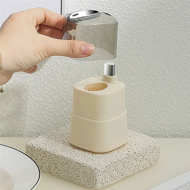 

YSUN-4 шт., держатель для зубочисток, диспенсеры, автоматический контейнер для зубочисток, диспенсеры для хранения зубочисток, коробки для дома, гостиной Du