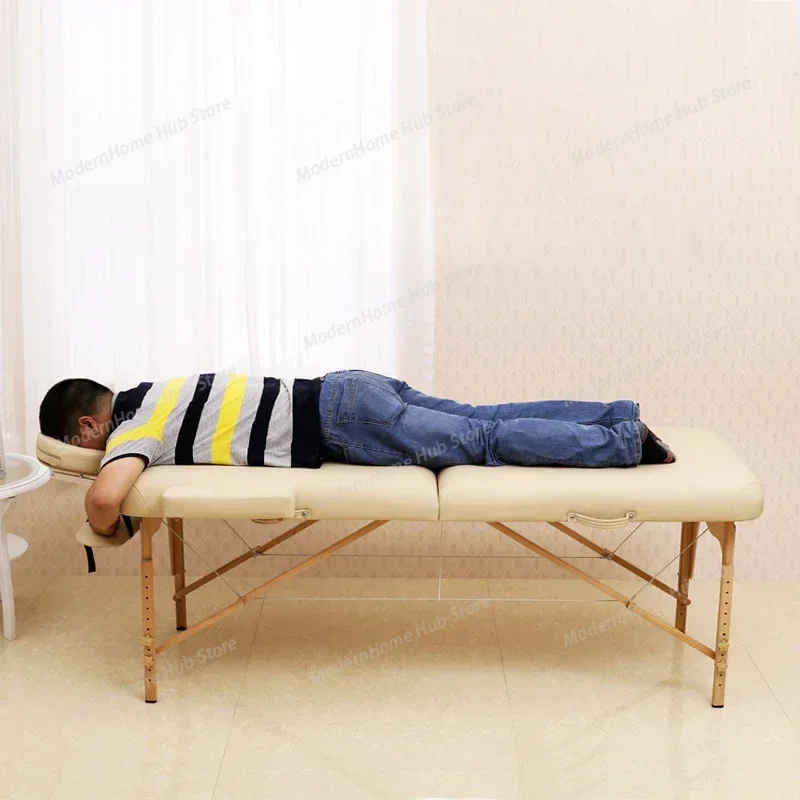 Beauty Bed Physiotherapy Folding Massage Table Salon Professional Chiropractic Pilates Lit Pliant Portable Chair Beds Thai