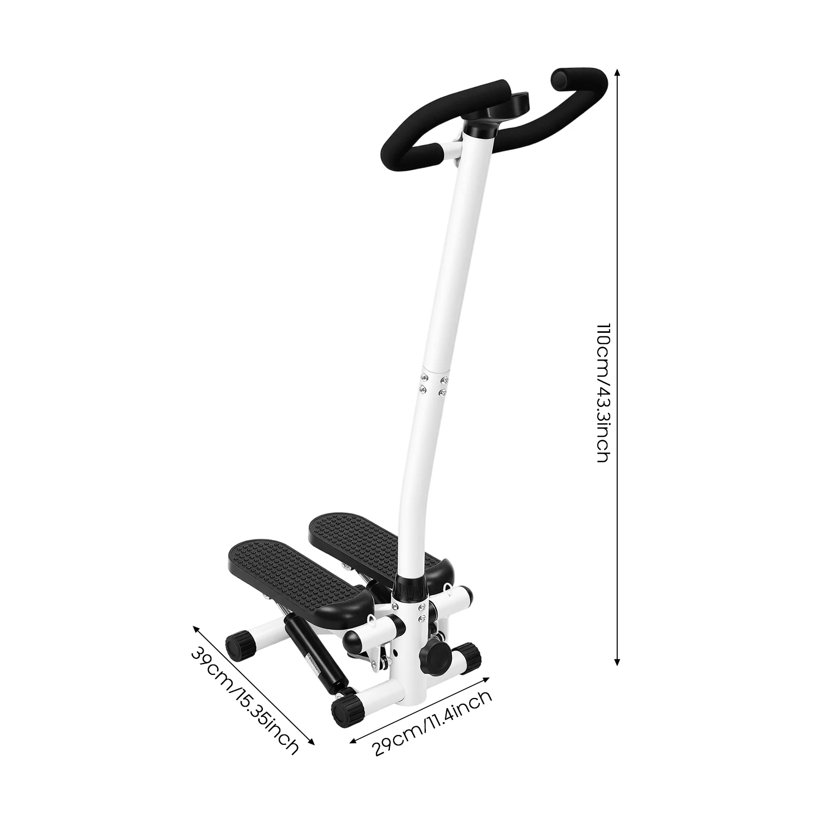 Fitness-Stepper Übungsgerät mit Griffen, höhenverstellbar für Gewichtsverlust und Körperformung – Detail 3