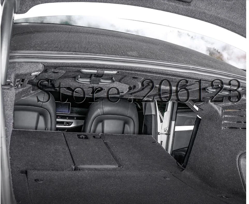 2016 2017 2018 2019 2020 2021 لأودي A4 B9 A4L سيارة التصميم سيارة جذع عازلة للصوت القطن حصيرة ملصقا حماية 1 قطعة/المجموعة