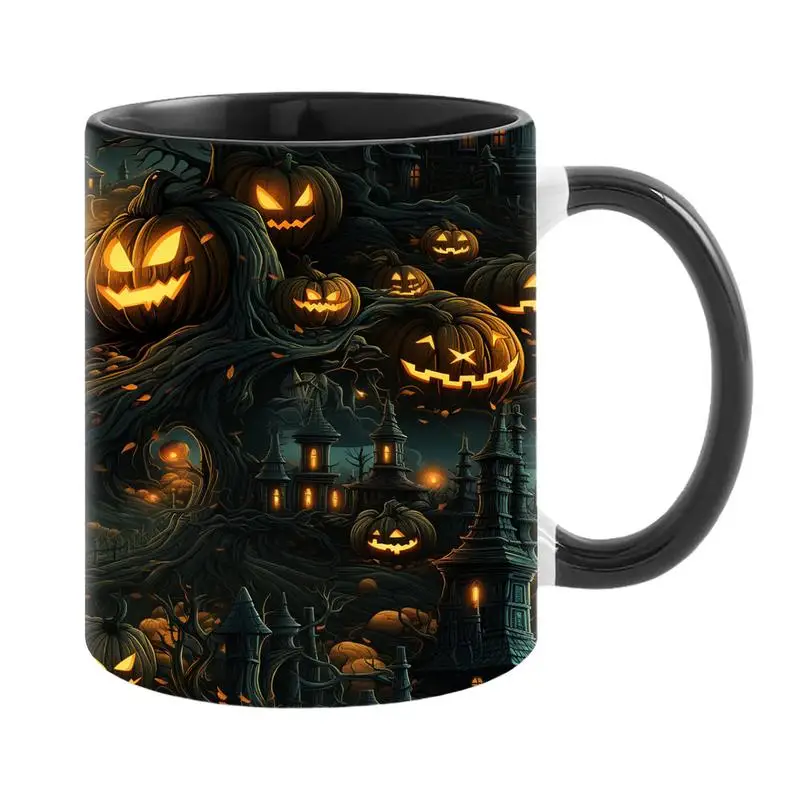 Easter Halloween Ghost Elf 3D Creative Cute Mug Afternoon Tea Breakfast Milk Cup Funny Ghost Ceramic Mugs Pumpkin Coffee Cup