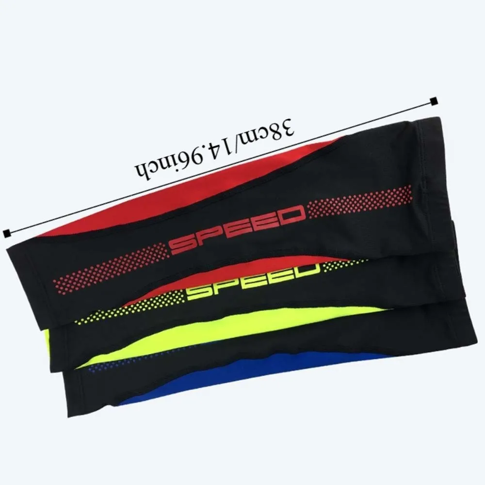 زوج واحد من أكمام التبريد الرياضية للجنسين للقيادة في الهواء الطلق، أكمام ثلجية للحماية من الأشعة فوق البنفسجية، أكمام أذرع تبريد لركوب الدراجات من الحرير الجليدي #6