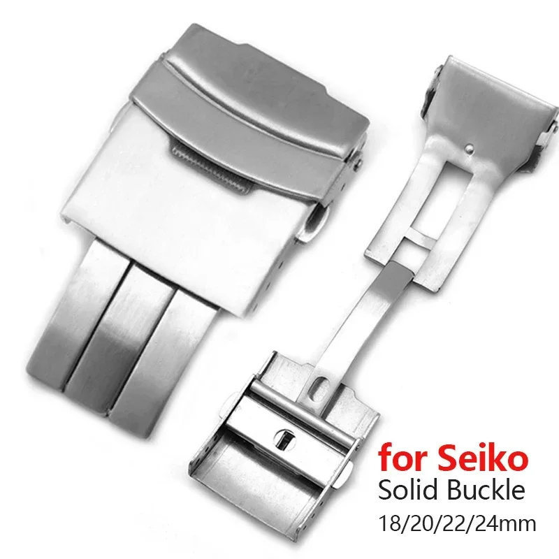 مشبك معدني صلب من الفولاذ المقاوم للصدأ آمن لحزام سايكو ، مشبك معدني قابل للطي ، زر حزام ، إكسسوارات ساعة ، 18 من من من من الفولاذ المقاوم للصدأ ، 20 من ، 22 من من من من من من من من من من من من من من من من من من من من من من من من من الولايات المتحدة الأمريكية ، 24 ومن ثم
