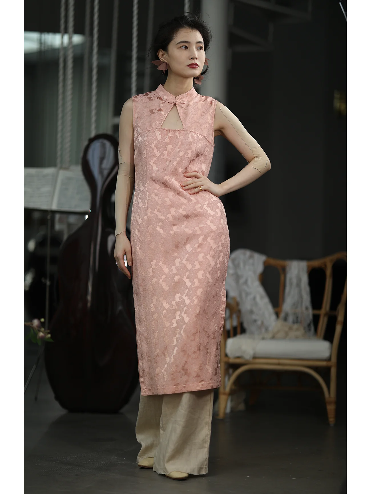 

Ele Китайский Sle, оригинальный дизайн, треугольная футболка с вышивкой, экологически чистое волокно, дышащее ло...