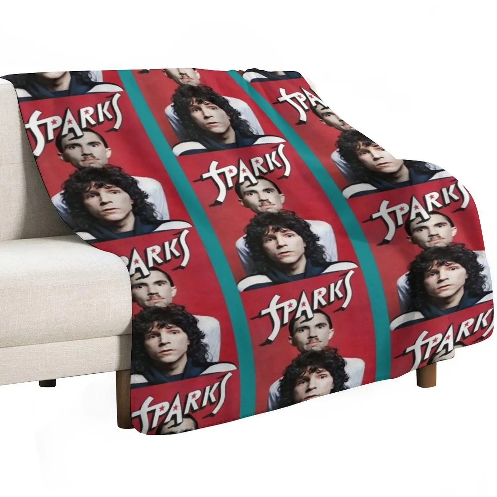 Retro Sparks Band Heaven Tribute Sticker Throw Blanket Hairy warm for winter Quilt Polar Blankets