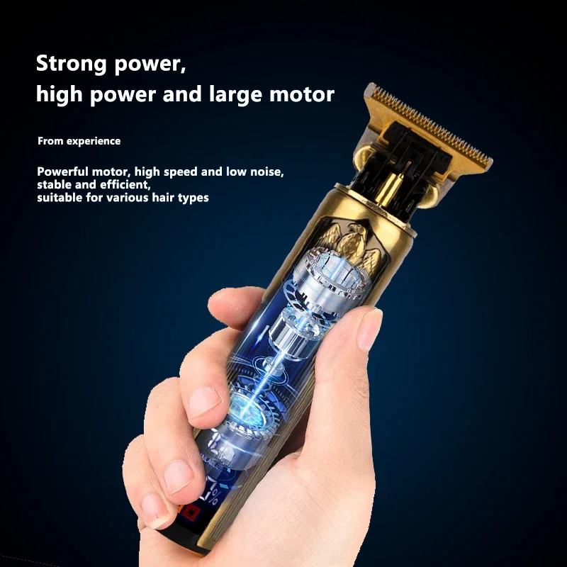 WAIKIL-escultura Retro multifuncional para hombre, arañazos con recortador de carga USB, máquina de reparación con pantalla Digital