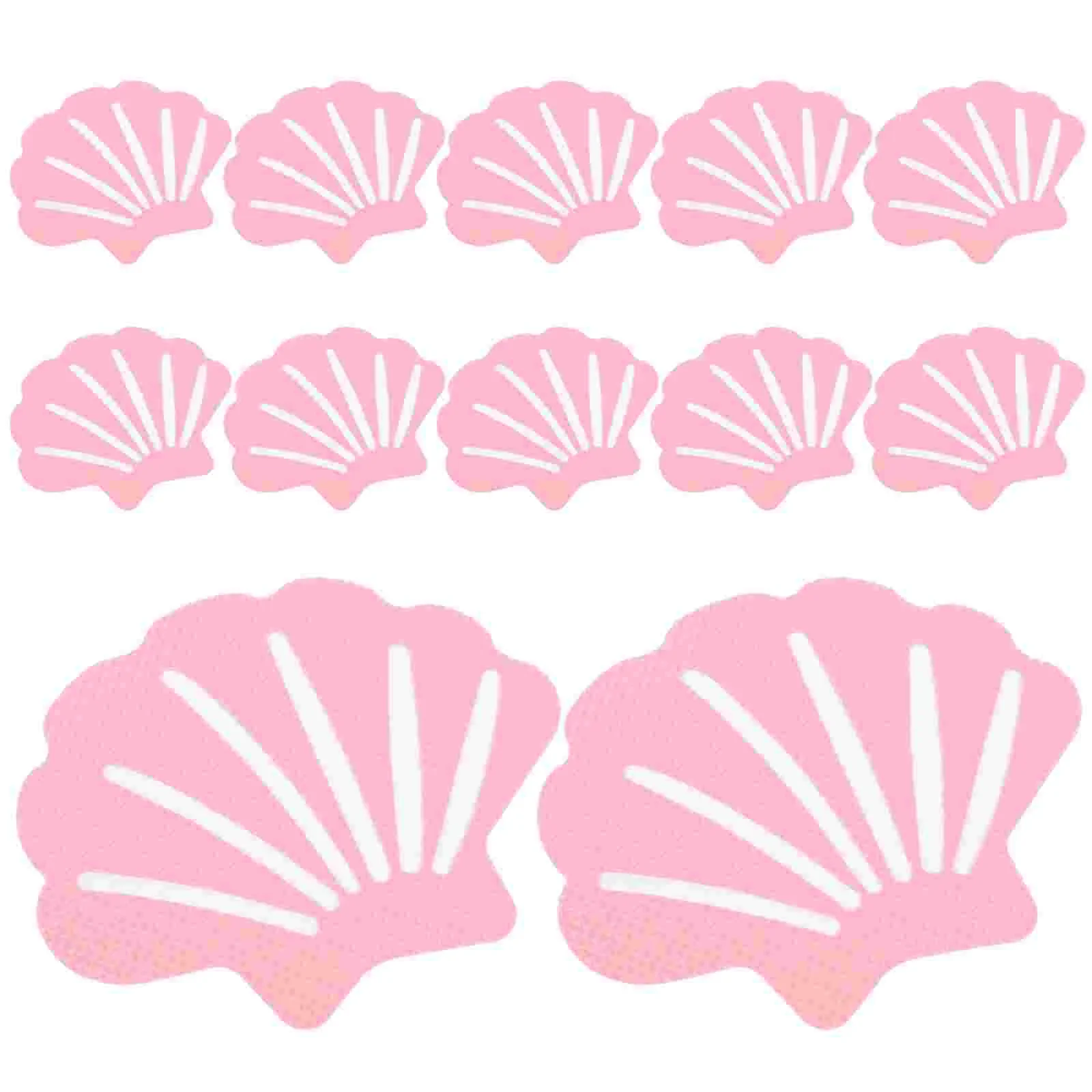 Anti slip silicone bathtub sticker, shell bathroom sticker, shell shaped anti slip sticker