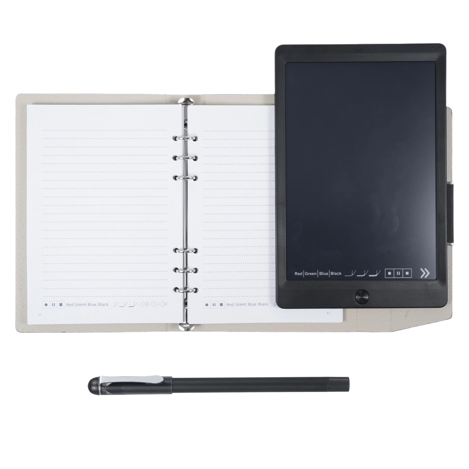 

Digital Pen Smart Pen Writing Set Includes Smartpen Smart A5 PU Leather Notebook & Reusable Writing Tablet & B5 Paper BT APP
