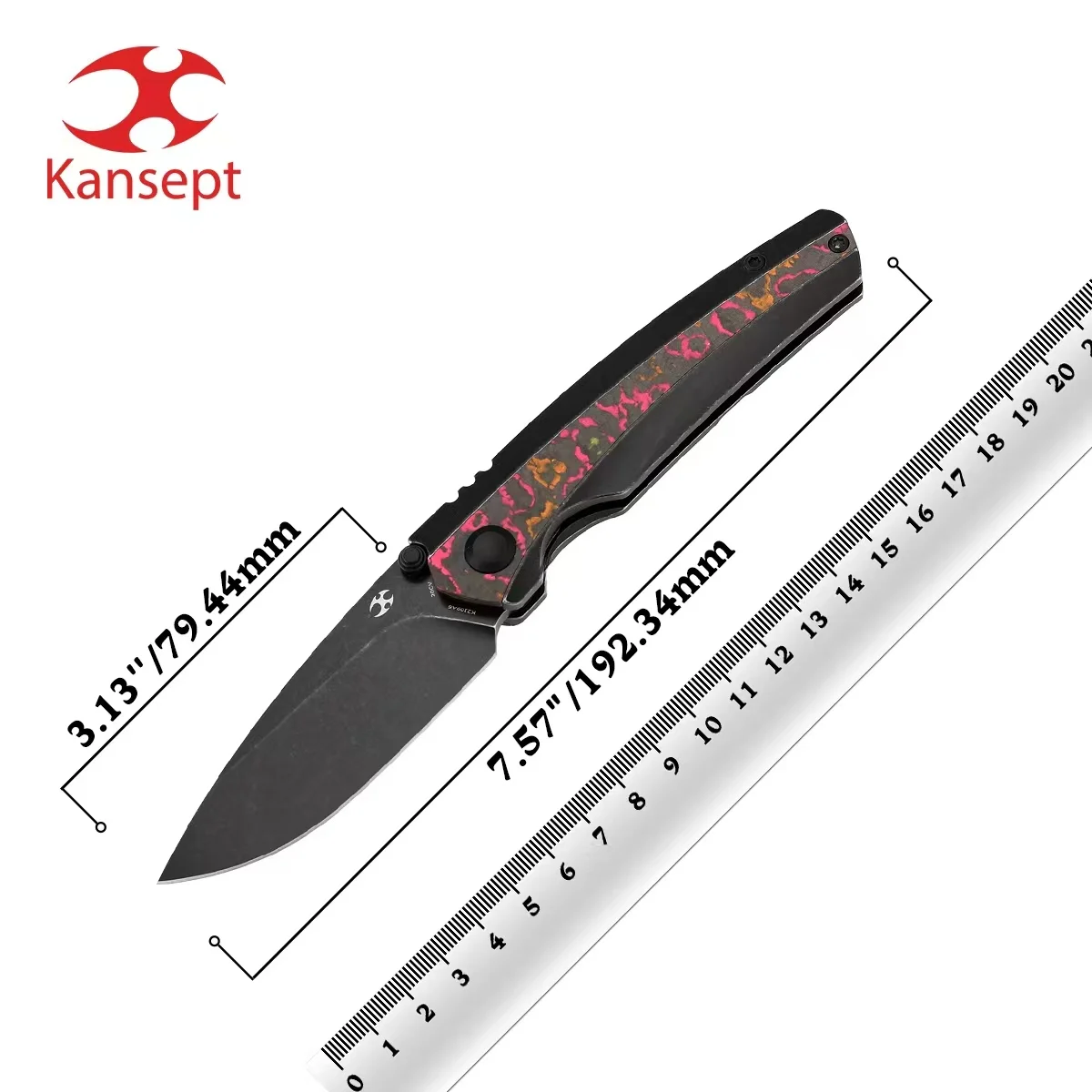 Складные ножи Kansept K2109 Raven CPM 20CV + титан с инкрустацией CF, черные лезвия для птиц, тактические карманные ножи HuntingEDC Складные ножи Kansept K2109 Raven CPM 20CV + титан с инкрустацией CF, черные лезвия для птиц, тактические карманные ножи HuntingEDC