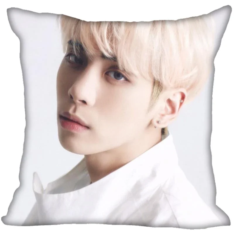 Nice SHINee Jonghyun Kpop Pillow Case For Home Decorative Pillows Cover Invisible Zippered Throw PillowCases 45X45cm