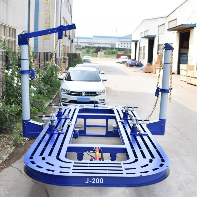 Banco de asador de marco de coche, soporte de máquina de soldadura de tubo de acero para trabajo de carrocería de coche, para reparación de automóviles