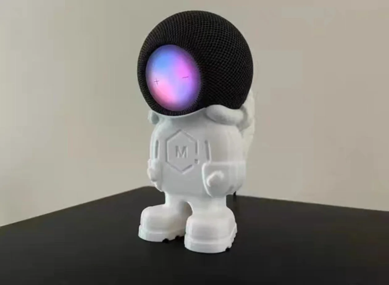 Creative  HomePod Speaker Stand Desktop Audio Display Astronaut New Model Fruit Themed Home Storage Organizer