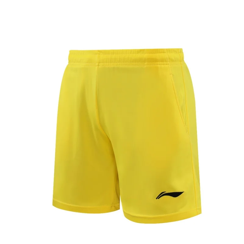 Nieuwe veelkleurige tafeltennis sportbroek badminton wedstrijdtraining ademende sneldrogende hardloopshort met zakken