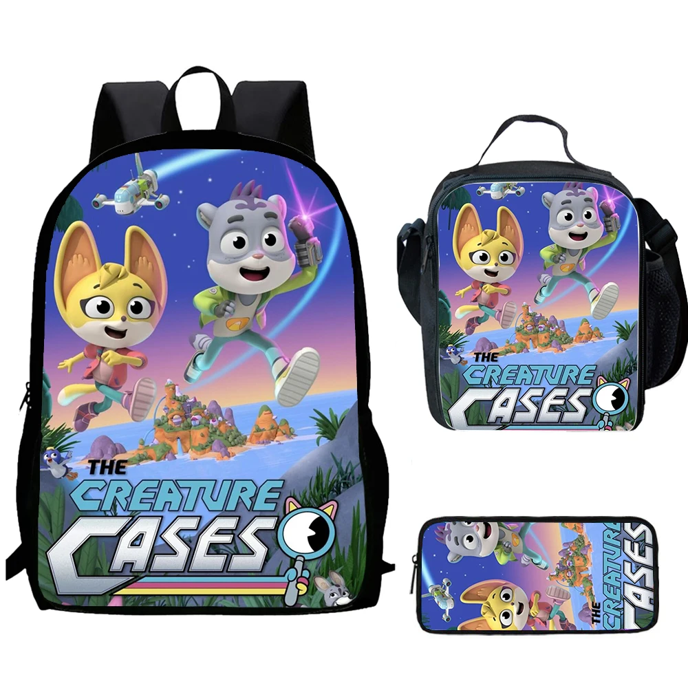 Juego de 3 uds. De estuches para niños, mochila escolar con bolsas para el almuerzo, bolsas para lápices, mochilas escolares para niños y niñas, el mejor regalo