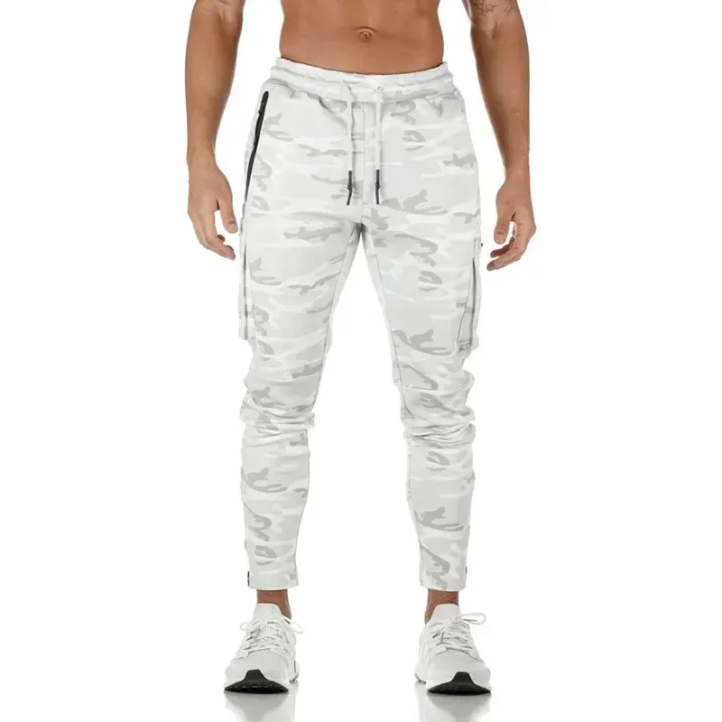 

Cross-Border Men's Casual Sports Cargo Pants Cotton Running Fitness Camouflage Sports Trousers Zipper Decorative Pants For Men
