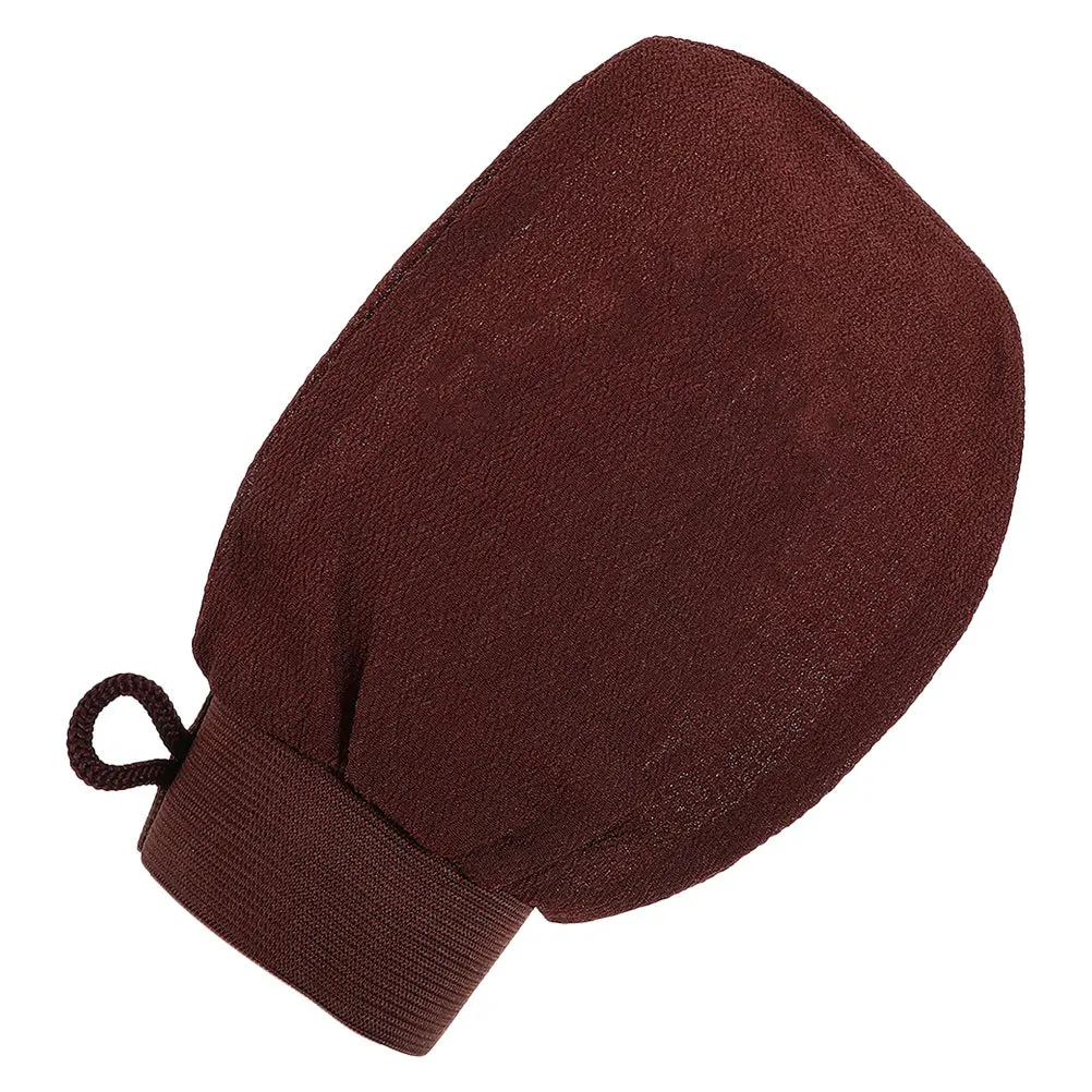 

Отшелушивающая перчатка для ванны из искусственного волокна, нежное средство для удаления омертвевшей кожи, варежка для душа, скруббер для тела, мягкая отшелушивающая перчатка для гладкой кожи