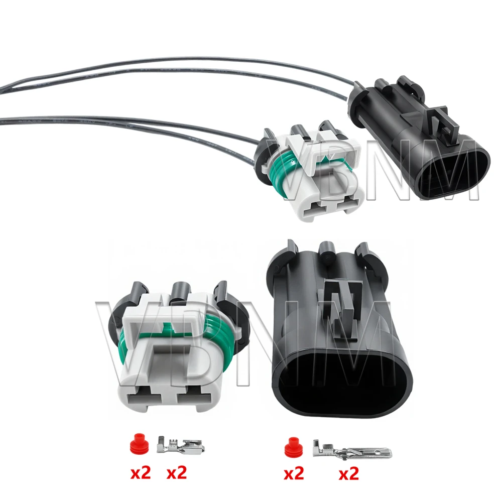 

2 Pin 15363990 15363993 15344054 12147060 AC Assembly Auto Parts Cistern Electronic Fan High Current Socket For Buick