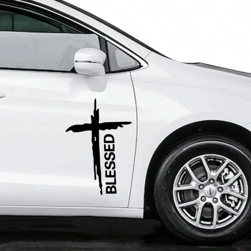 Jesus Blessing Graphic Decorative Sticker, Car Exterior Decor, Suitable For RV, Camper, Van, Cargo Van