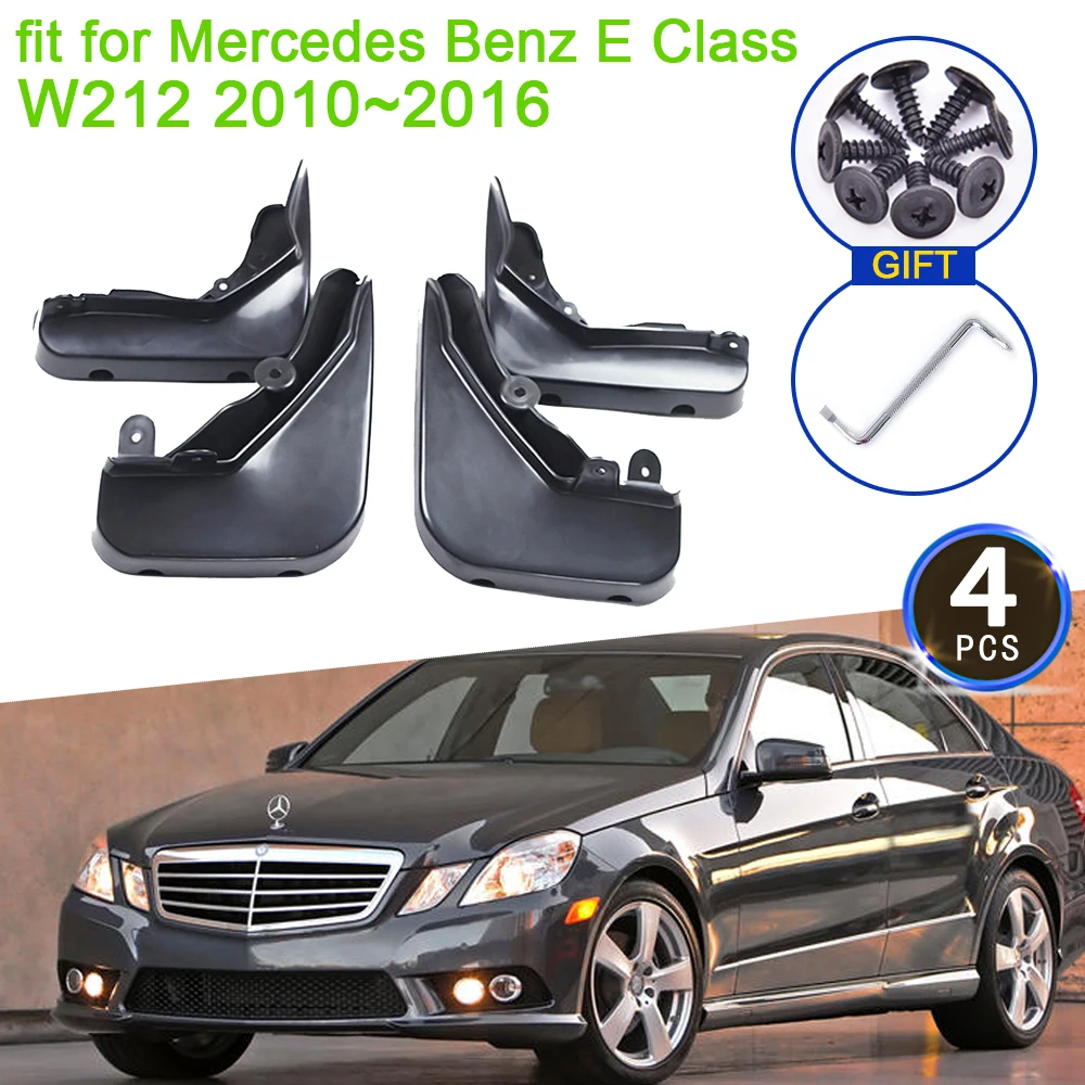 for Mercedes Benz E Class W212 2010 2011 2012 2013 2014 2015 2016 Mud Flaps Mudguards Splash Guards Fender Flare Car Accessories