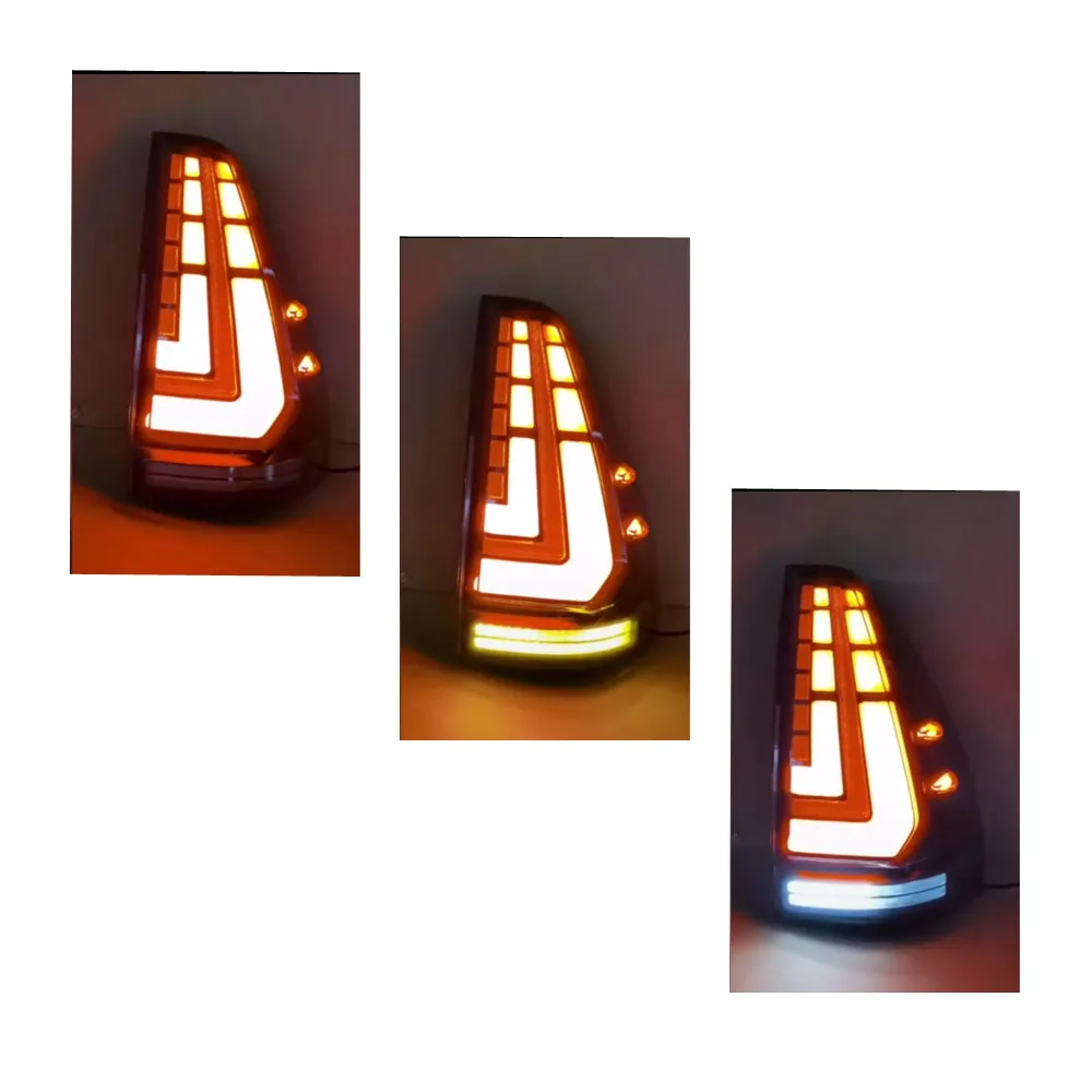 Car LED Taillight For Toyota LAND CRUISER PRADO FJ120 2002-2009 Tail Light 8156060621 8156060620 Modifying Rear lights