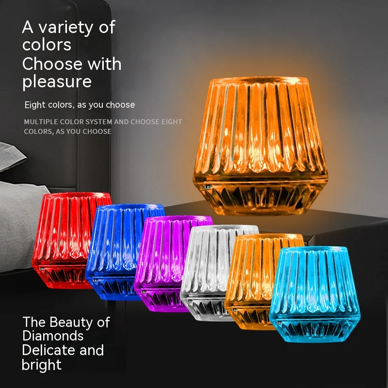 Car Cigarette Lighter USB Atmosphere Light LED Mini Colorful Night Light Wiring-Free Car Interior Lighting Accessories Supplies
