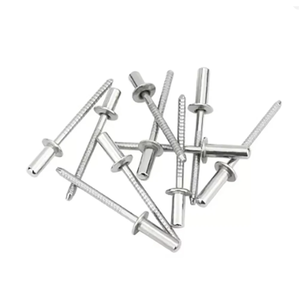 Weiyi M2.4 M3.2 M4 M5 M6.4 Runde Blindnieten SUS304 Edelstahl Auspuffnieten Zugnieten Befestigungselemente Länge 4/5/6/7/8/10-30mm – Detail 6