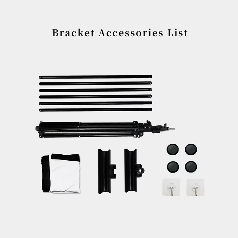 2026Professional 100-Inch 16:9 Glass Beaded Polyester Electric Projector Screen Adjustable Flexible Metal Tripod Stand (Portable