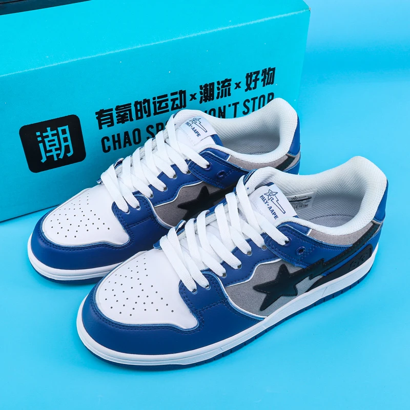 Fashionable flat bottomed sports shoes with summer trendy elements Running shoes Comfortable soft soled casual shoes