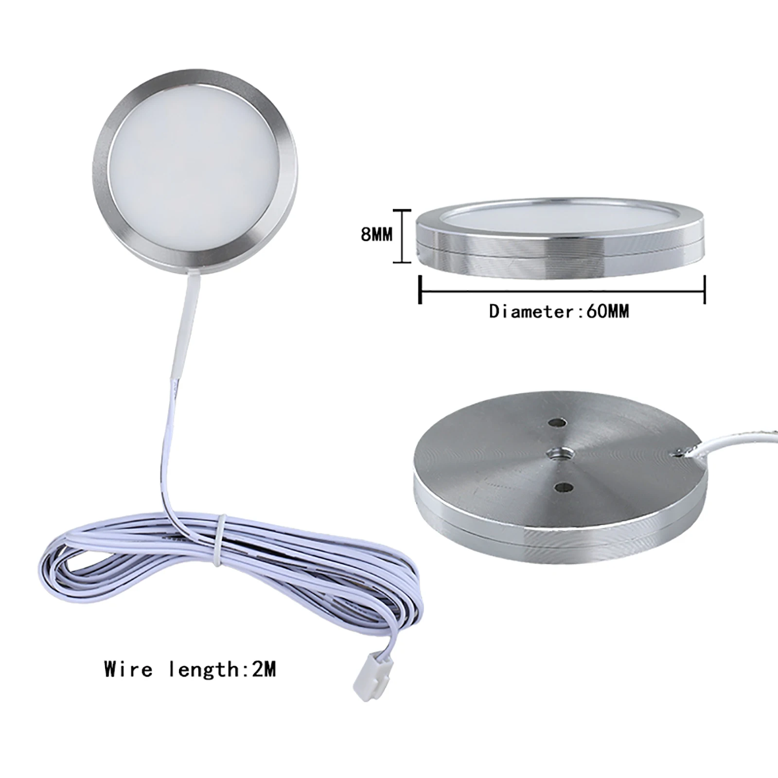 12v Led Cabinet Light Surface Mounted Dimmable Bulbs Smd2835 Under Lights 6000k 3000k 4000k 3watts Super Slim Ceiling Spotlights