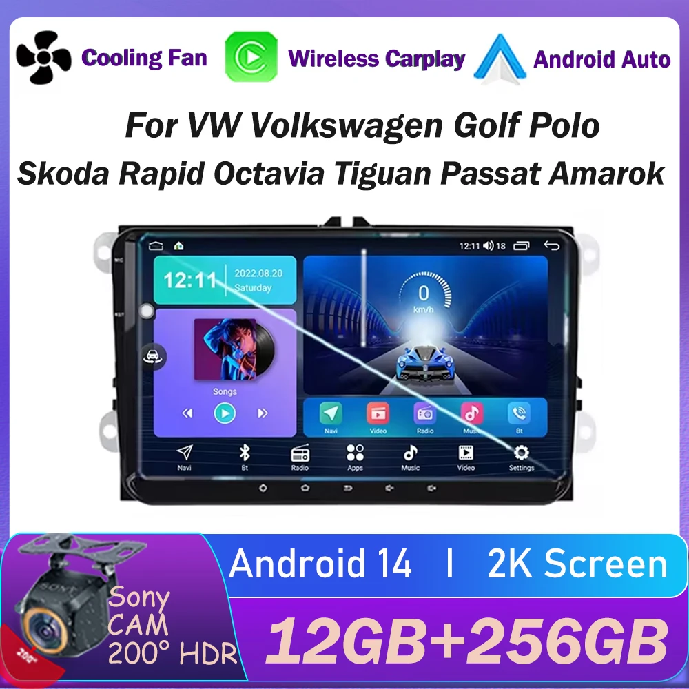 

Android For Volkswagen VW Caddy 2011 2012 2013 2014 2015 2016 2017 2018 Carplay Car Radio Multimedia Auto Stereo Player GPS WIFI