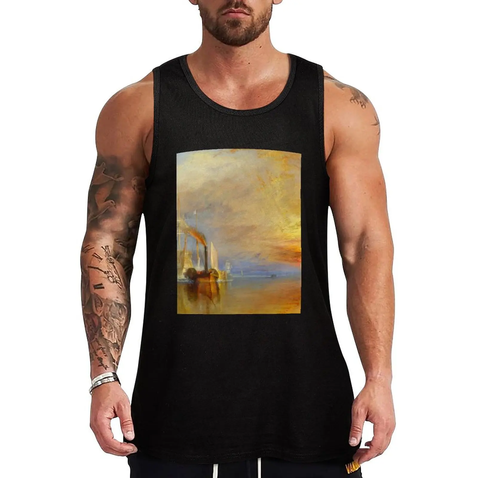 

Joseph Mallord William Turner The Fighting Temeraire Tank Top muscle t-shirt t-shirt for man sports t-shirts for men