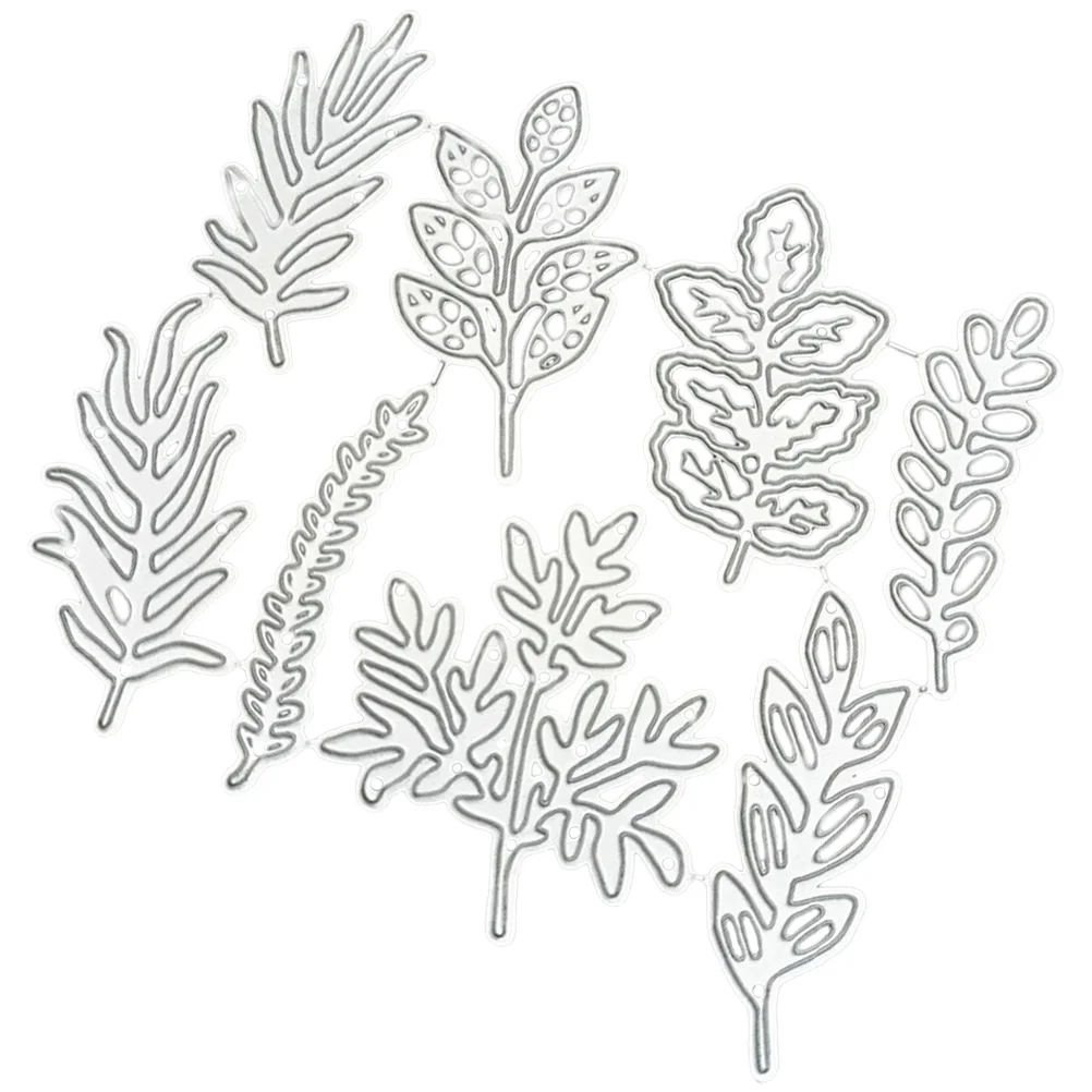 

1 Set Metal Leaf Design Cutting Dies Embossing Tool For Diy Crafts Greeting Cards Paper Scrapbooking Carbon Steel Handcraft
