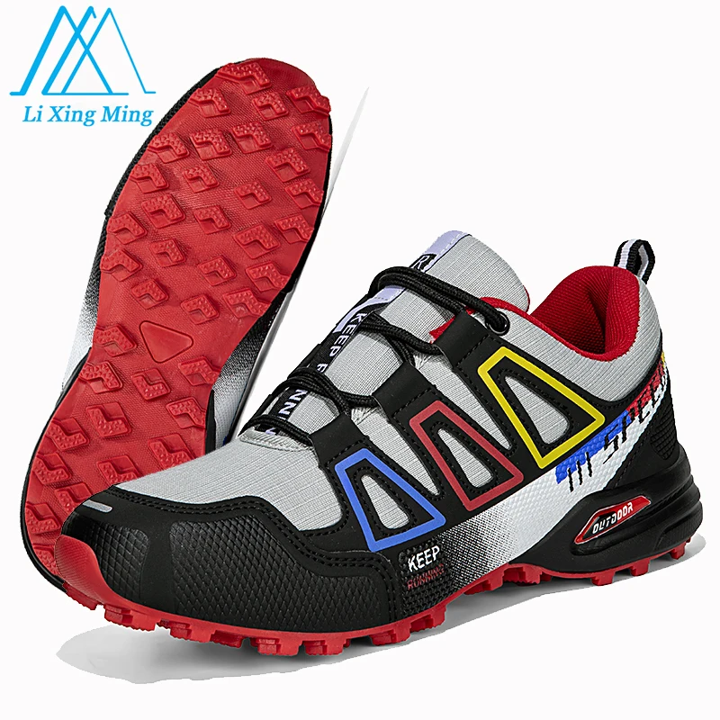 

Ultralight Hiking Shoes Women Lace-up Outdoor Off-road Climbing Rubber-Soled Non-Slip Training Walking Running Daily Sneakers
