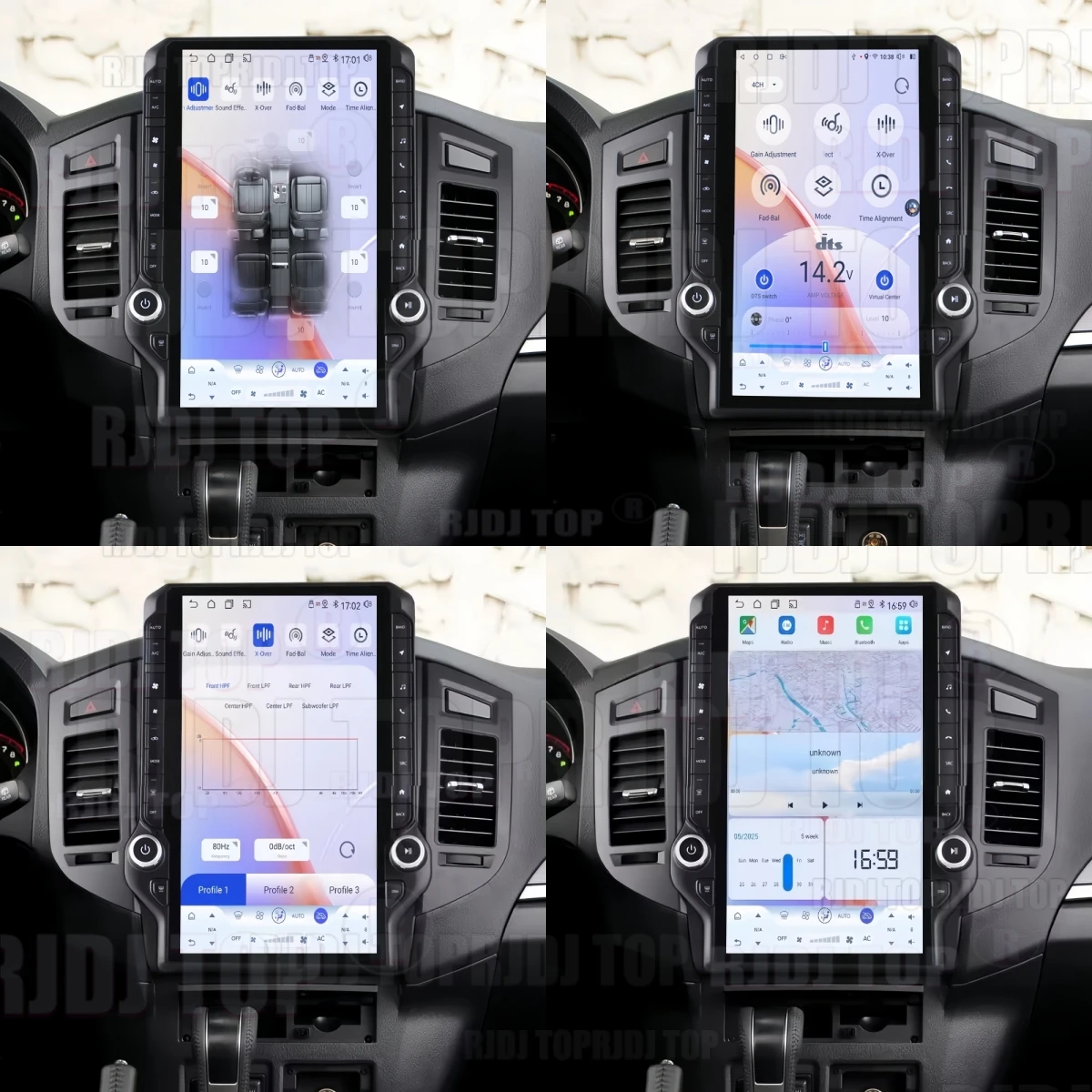 14.5'' For Mitsubishi Pajero V73/93/97 2007-2020 Car Radio Android GPS Wireless CarPlay Multimedia Head Unit Touch Screen Stereo