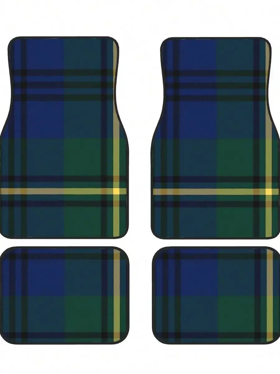 

4-Piece Custom Printed All-Weather Floor Mats - Universal Fit For Suv, Truck, Van| Easy Clean