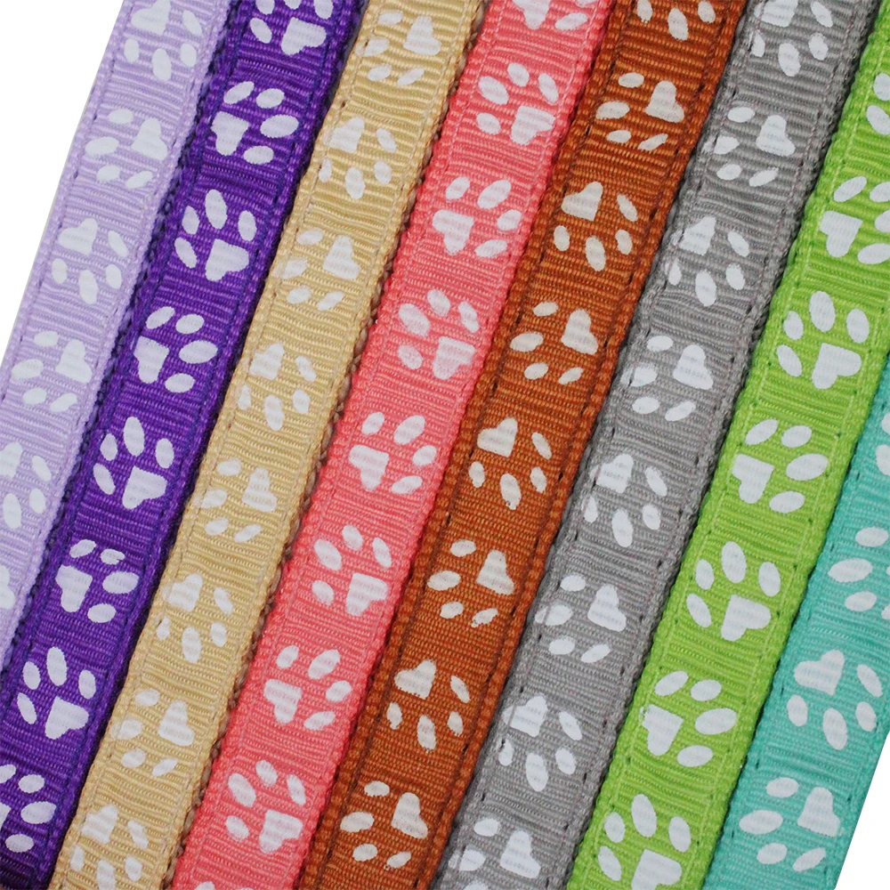 Custom Dog Collar Colorful paw Name ID Tag Personalized Necklace Replaceable Nameplate Engrave Adjustable Pet Collar S,M