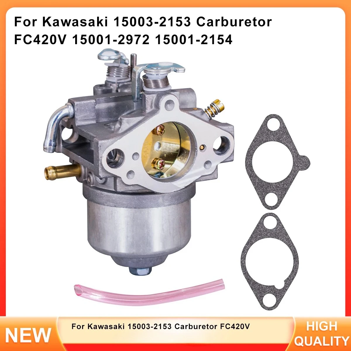 

Комплект карбюратора для двигателя Kawasaki FC420V - замена 15003-2153, 15001-2972, 15001-2154