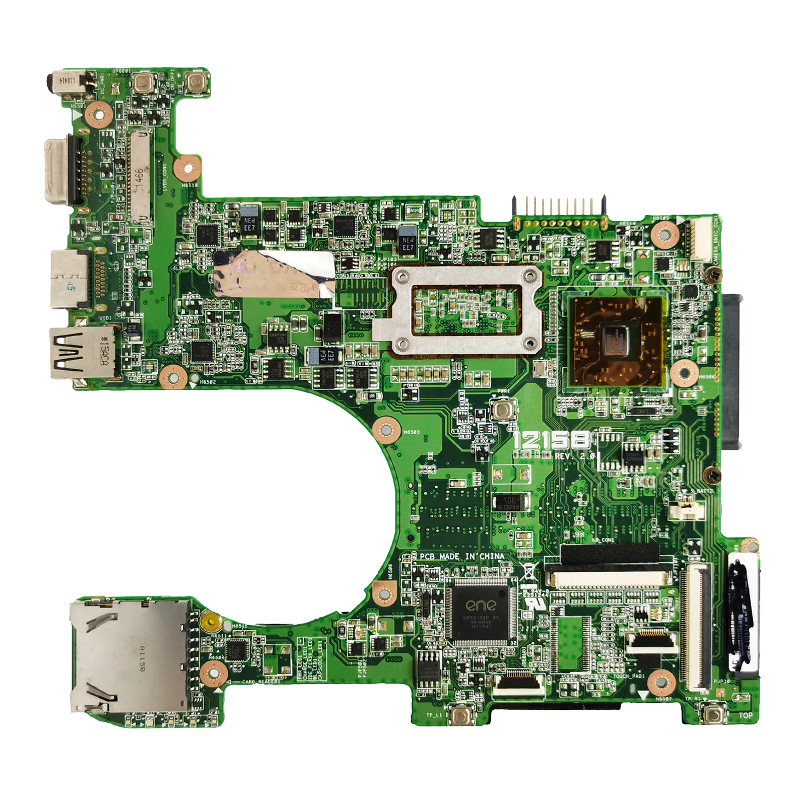 Notebook Mainboard For ASUS 1225B Laptop Motherboard 100% Test OK 2G RAM C-60 MAIN BOARD