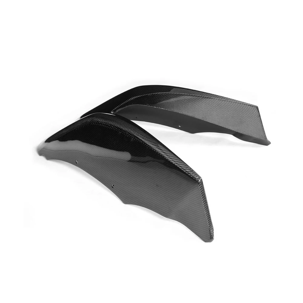 ألياف الكربون/FRP الجبهة حافة مصد السيارة الخائن لسيارات BMW F06 F12 F13 M Sport 2012-2016 للتحويل 650I غير M6 زعانف Canards الأمامية