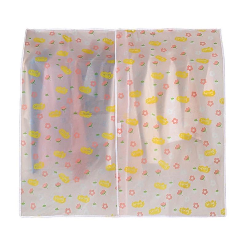 Прозрачная пева гардеробная крышка стойки пыли, подвешивая для длинного пальто, водонепроницаемые