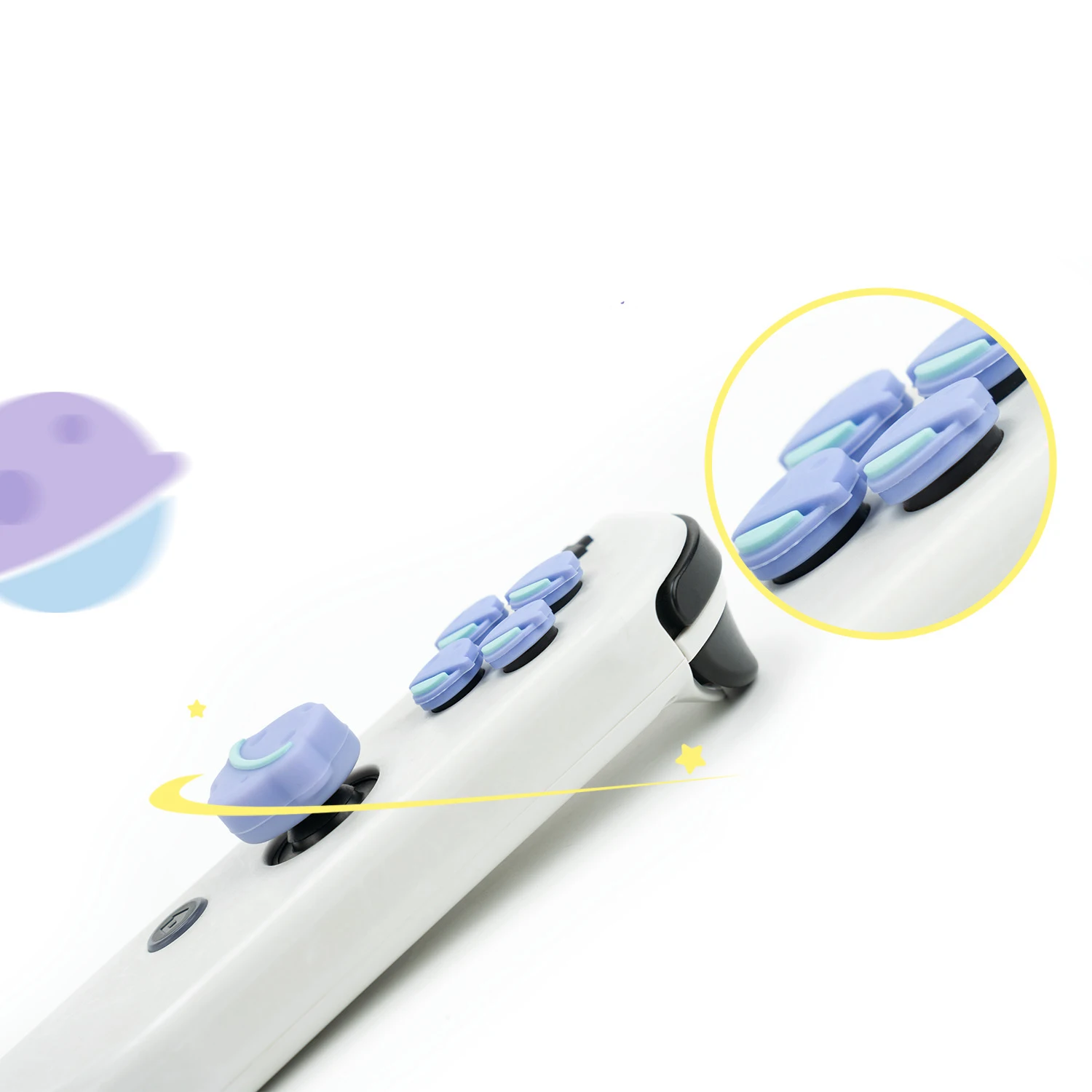 Bild 5: Süße D-Pad Cross Button ABXY X Key Aufkleber Joystick Thumb Stick Grip Cap Cover für Nintendo Switch NS Oled Joy-con Skin Case