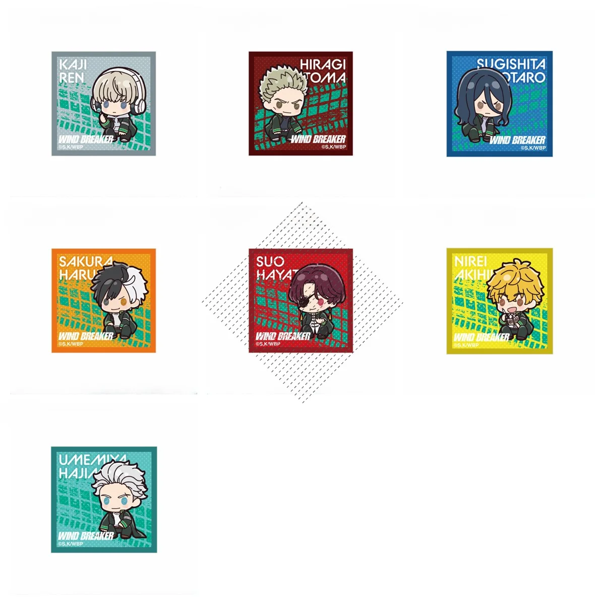 Game Kyotaro Sugishita Haruka Sakura Akihiko Nirei Anime Hayato Suo Hajime Umemiya Keychain Doll Acrylic Keyring Pendant Gift